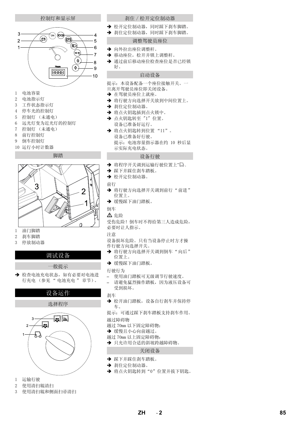 Karcher KM 130-300 BAT User Manual | Page 85 / 88