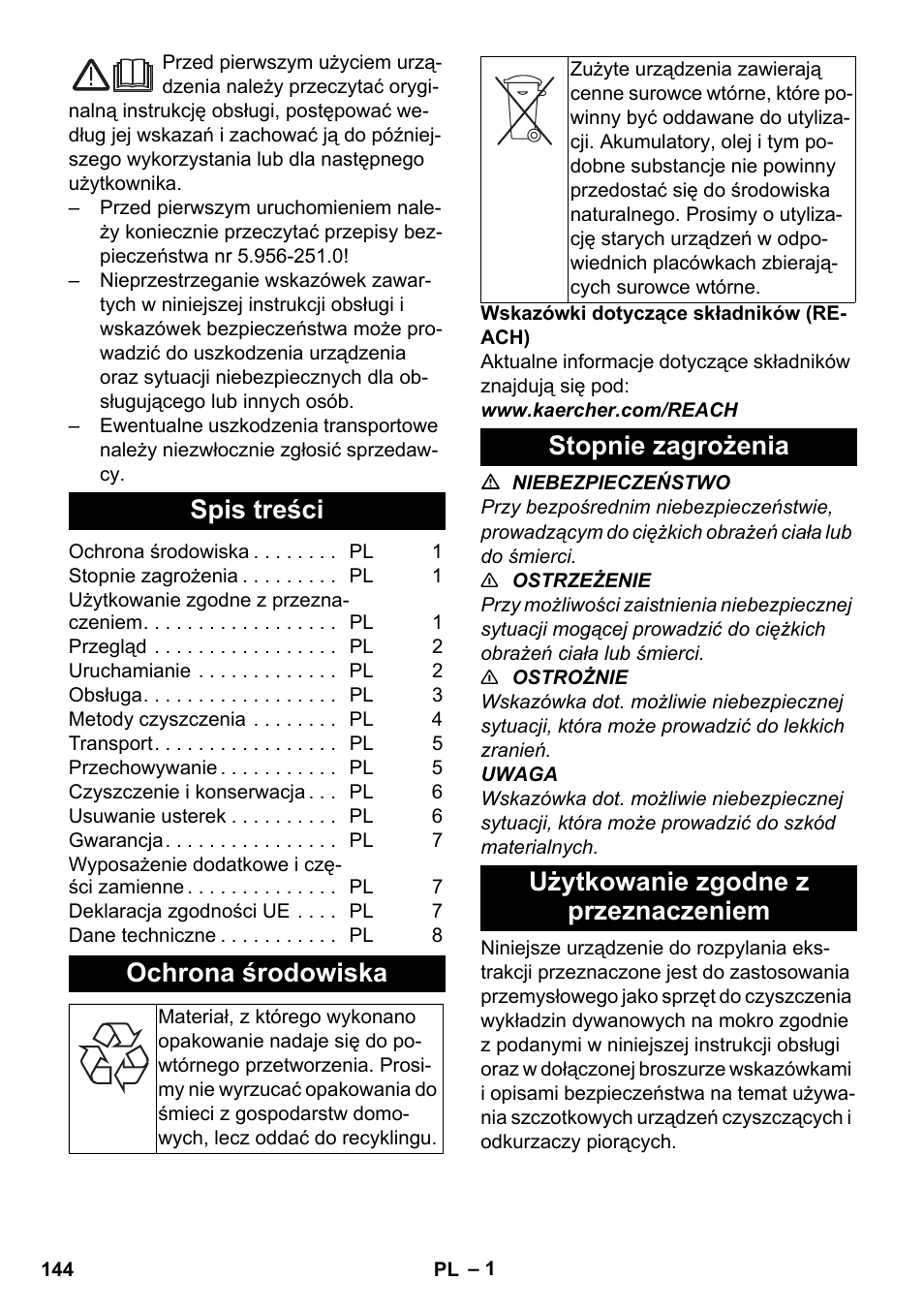 Karcher PUZZI 30-4 User Manual | Page 144 / 232