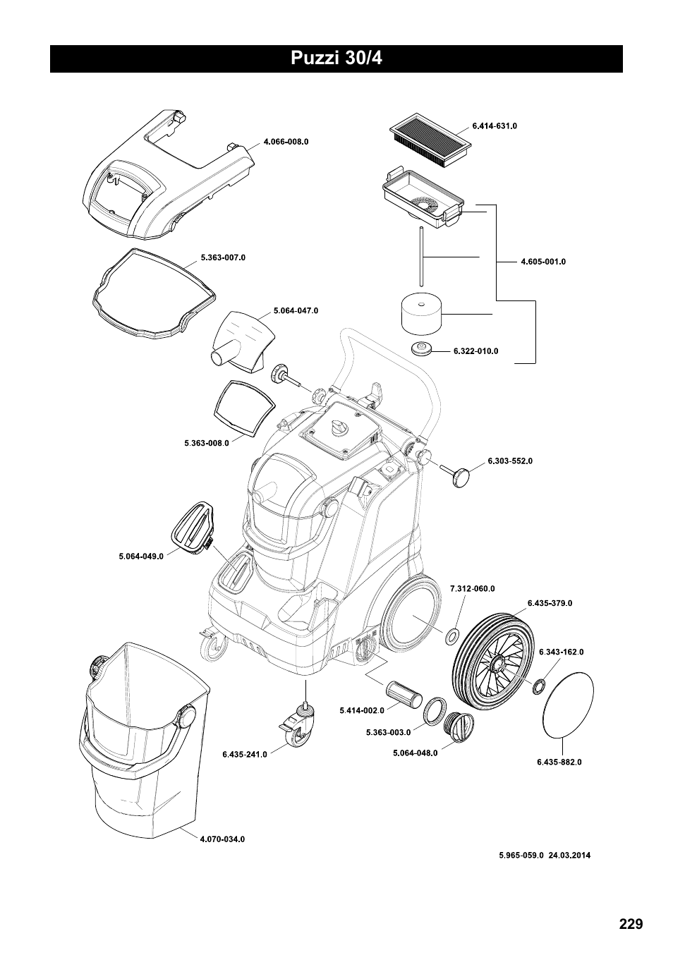 Puzzi 30/4 | Karcher PUZZI 30-4 User Manual | Page 229 / 232