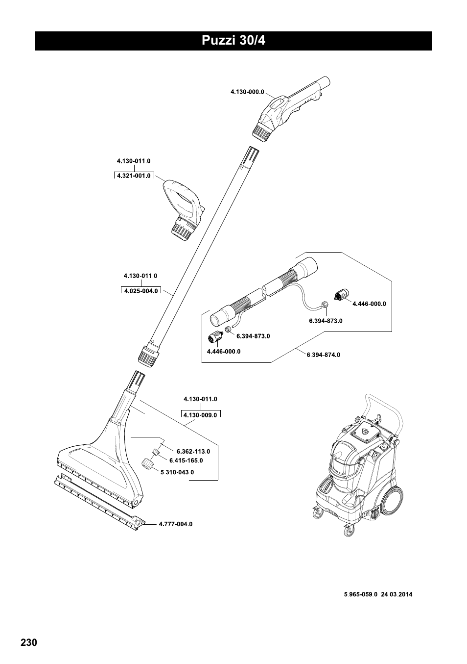 Puzzi 30/4 | Karcher PUZZI 30-4 User Manual | Page 230 / 232