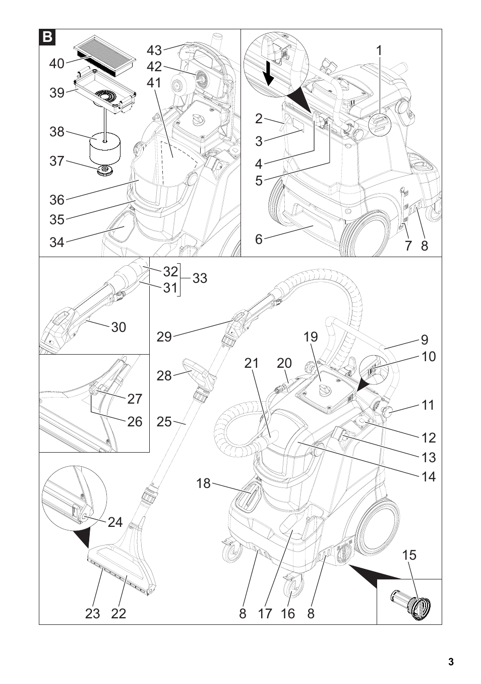 Karcher PUZZI 30-4 User Manual | Page 3 / 232
