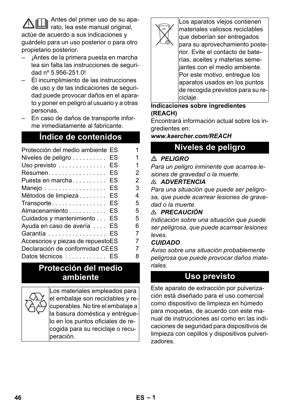Karcher PUZZI 30-4 User Manual | Page 46 / 232