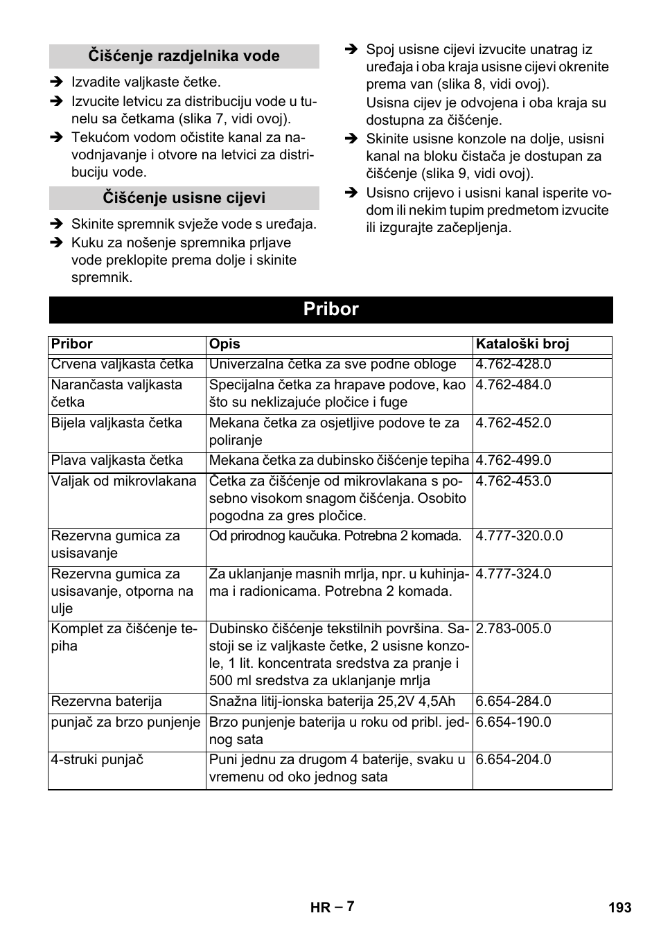 Pribor | Karcher BR 30-4 C Bp Pack User Manual | Page 193 / 252