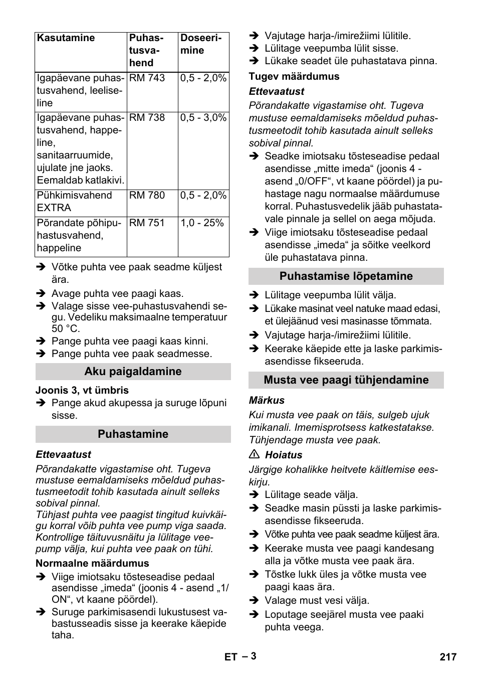 Karcher BR 30-4 C Bp Pack User Manual | Page 217 / 252