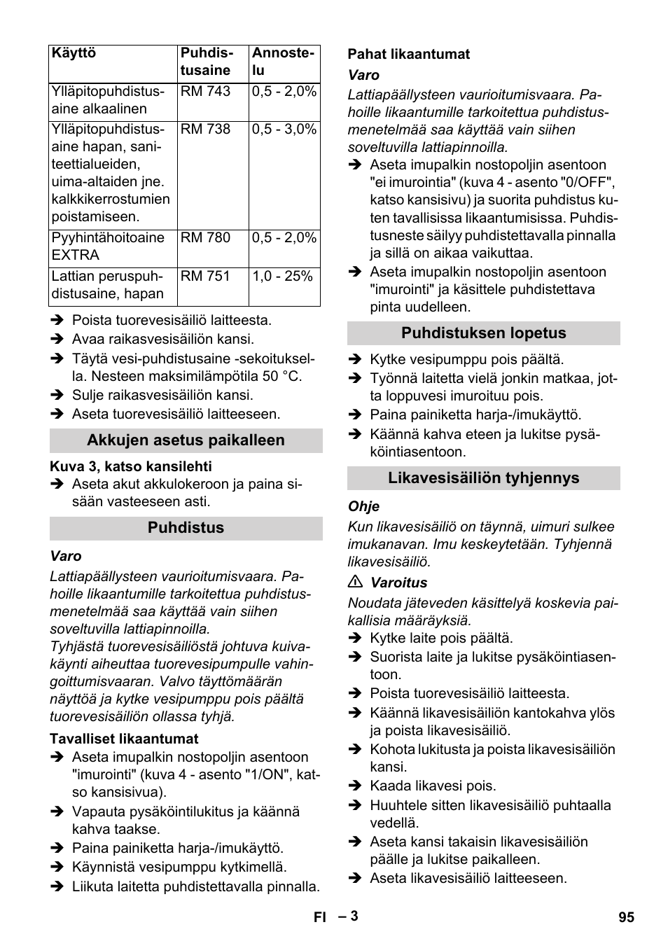 Karcher BR 30-4 C Bp Pack User Manual | Page 95 / 252
