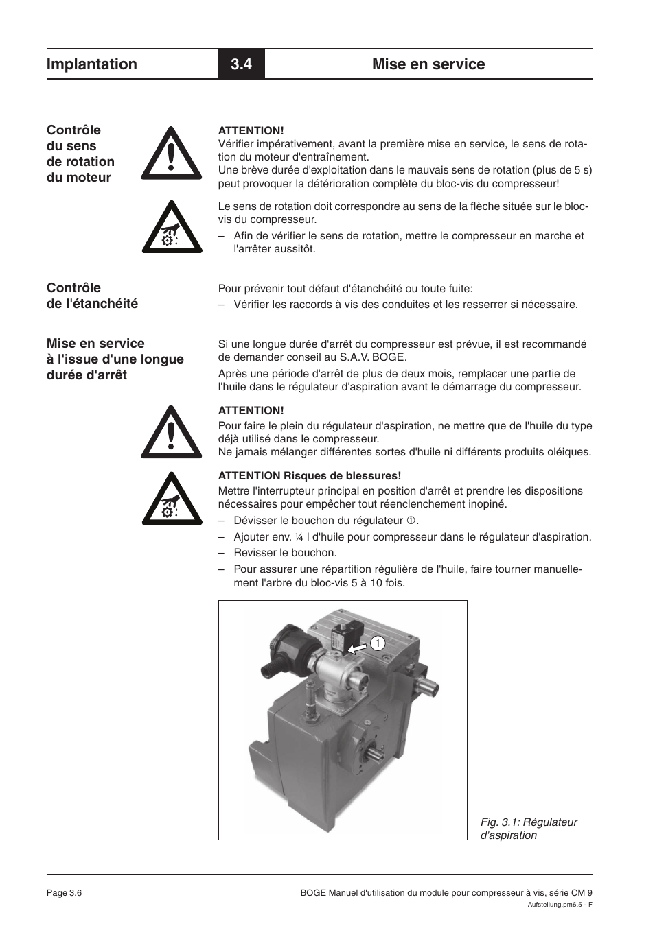 Implantation, 4 mise en service | Karcher HD 7-250 De Tr1 User Manual | Page 115 / 264