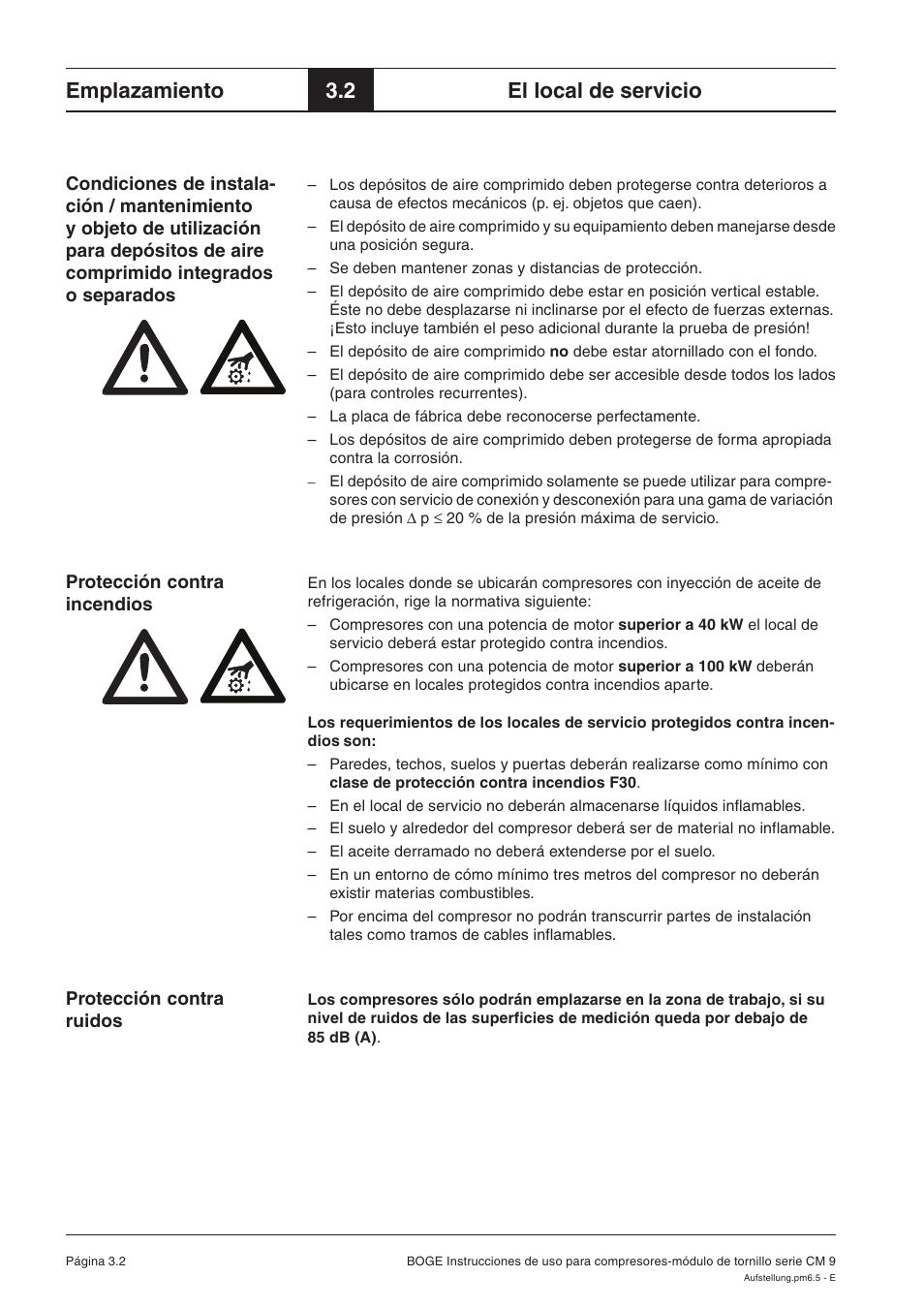 Emplazamiento, 2 el local de servicio | Karcher HD 7-250 De Tr1 User Manual | Page 197 / 264