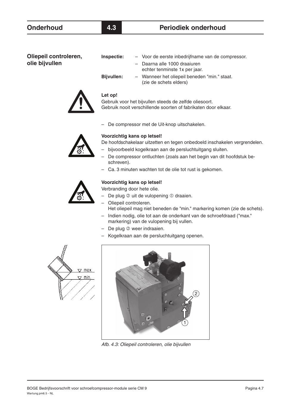 Onderhoud, 3 periodiek onderhoud | Karcher HD 7-250 De Tr1 User Manual | Page 251 / 264