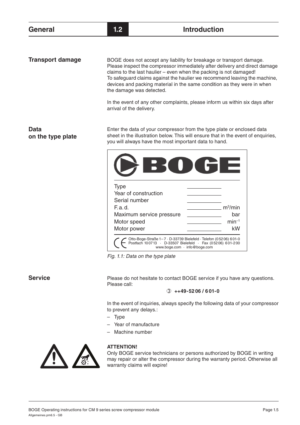 General, 2 introduction | Karcher HD 7-250 De Tr1 User Manual | Page 55 / 264