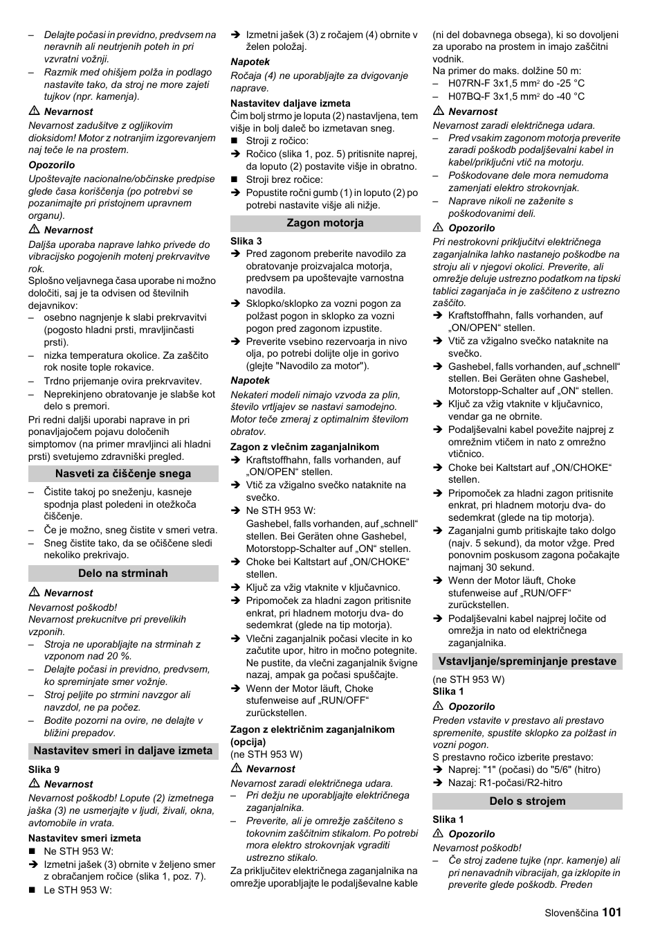 Karcher STH 10-76 W User Manual | Page 101 / 143