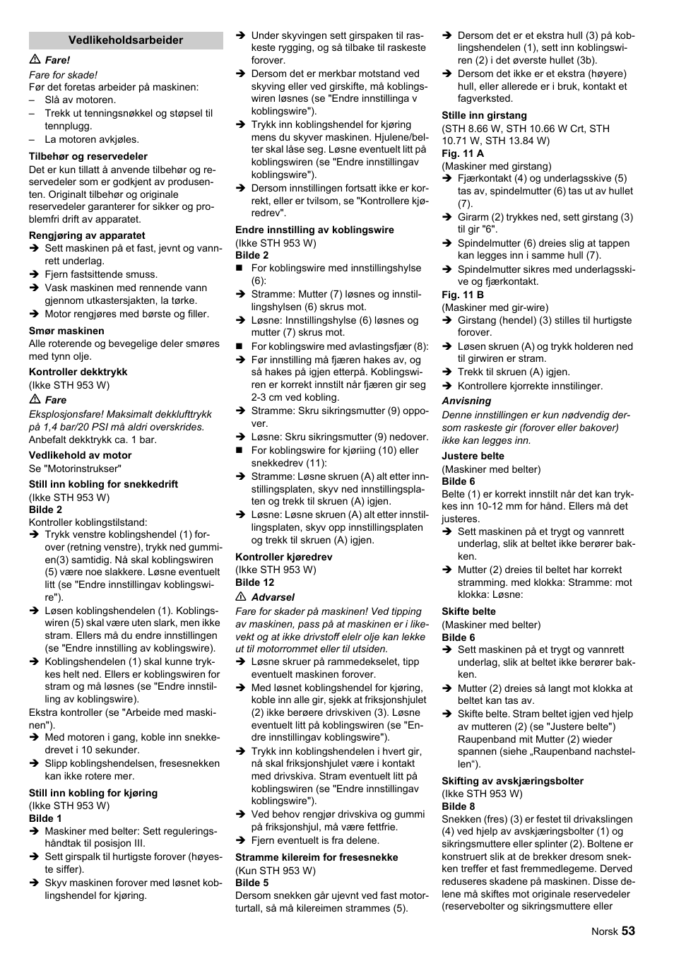 Karcher STH 10-76 W User Manual | Page 53 / 143