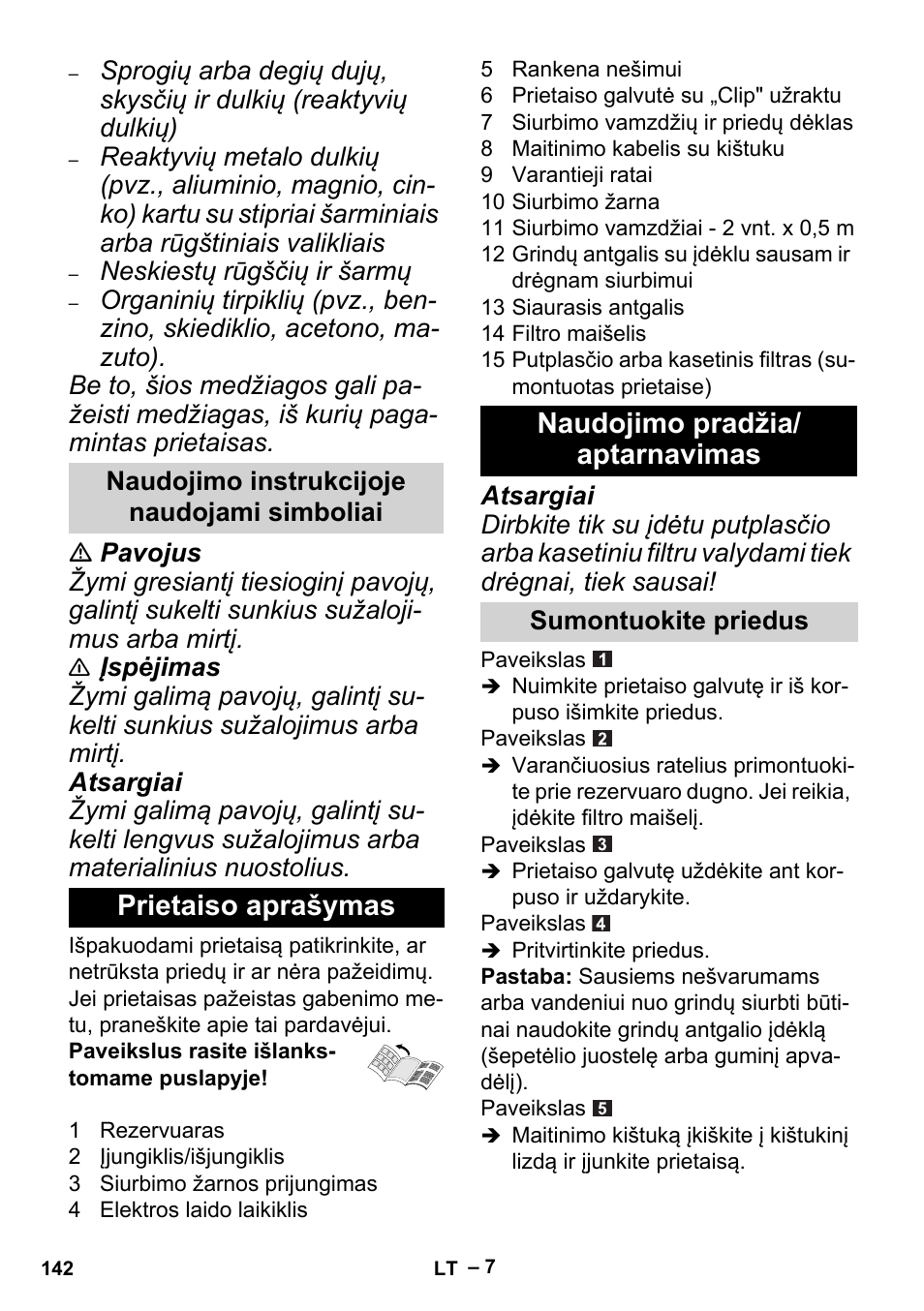 Karcher MV 2 User Manual | Page 142 / 166