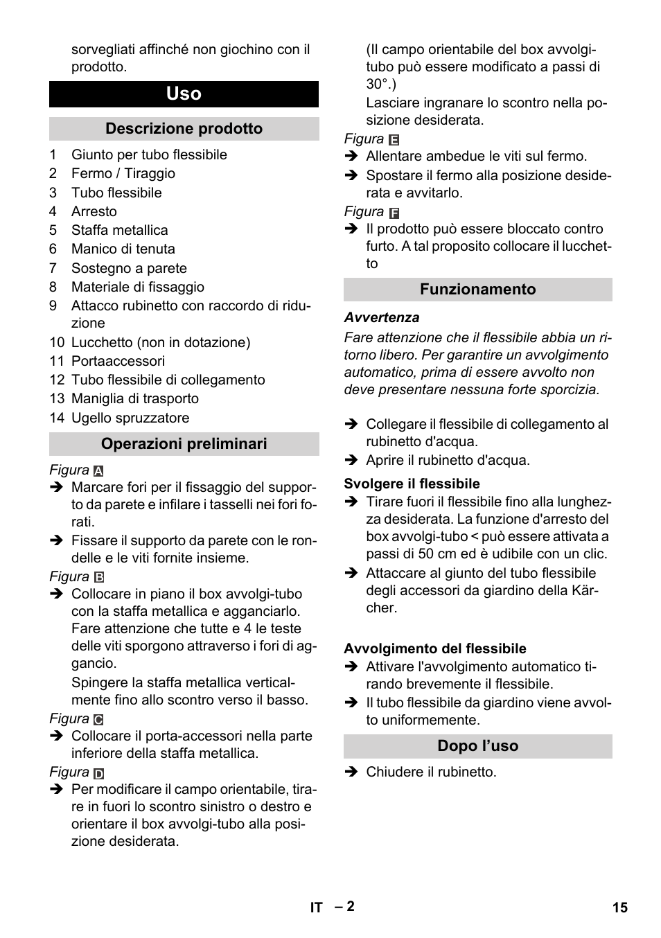 Karcher Autoreel User Manual | Page 15 / 90