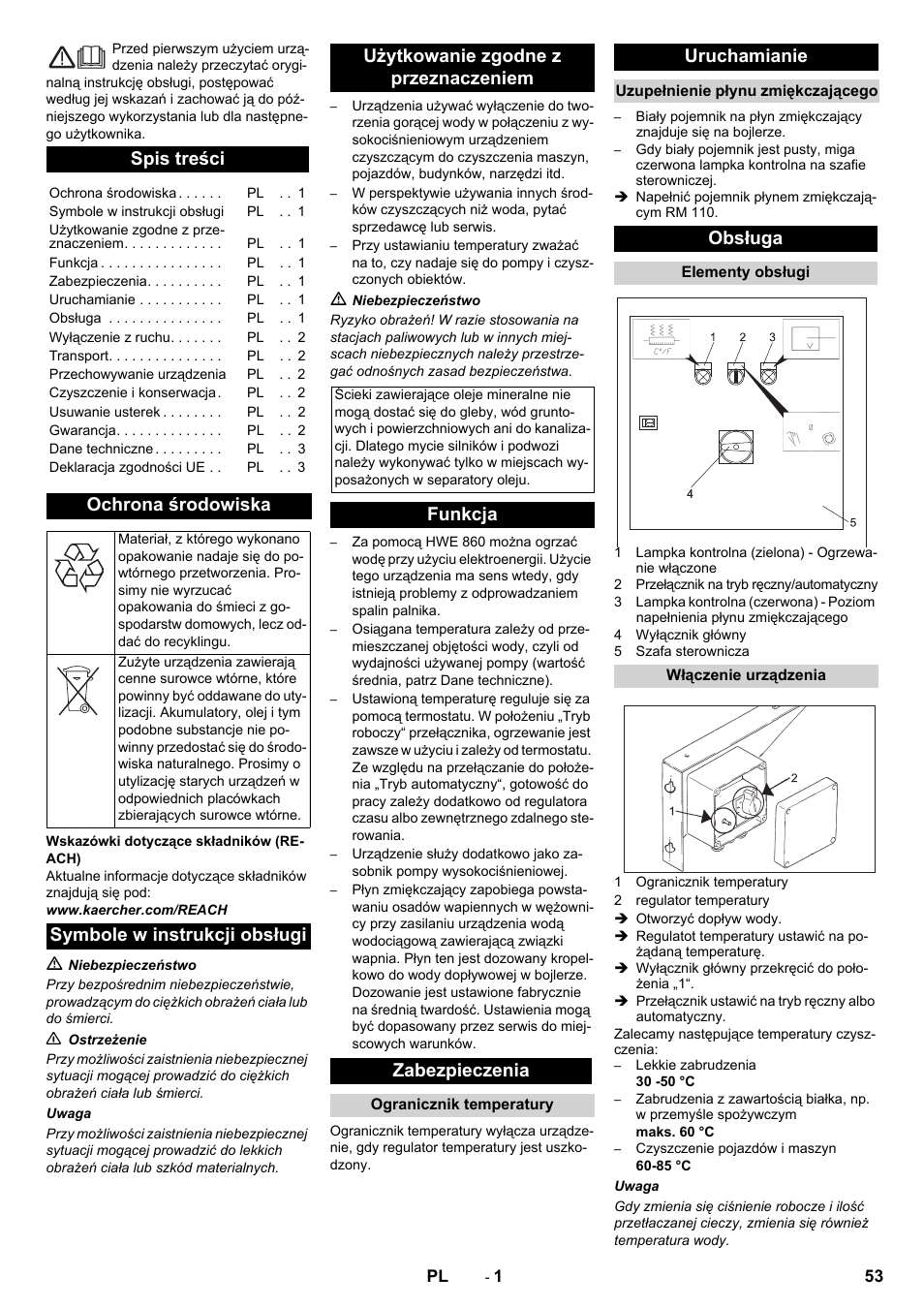 Karcher HWE 860 User Manual | Page 53 / 72