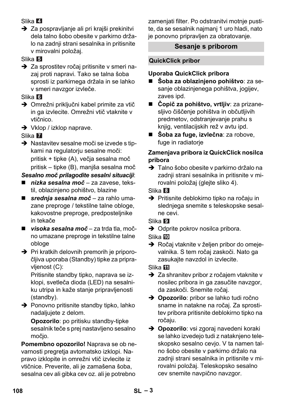 Karcher VC 6300 User Manual | Page 108 / 180