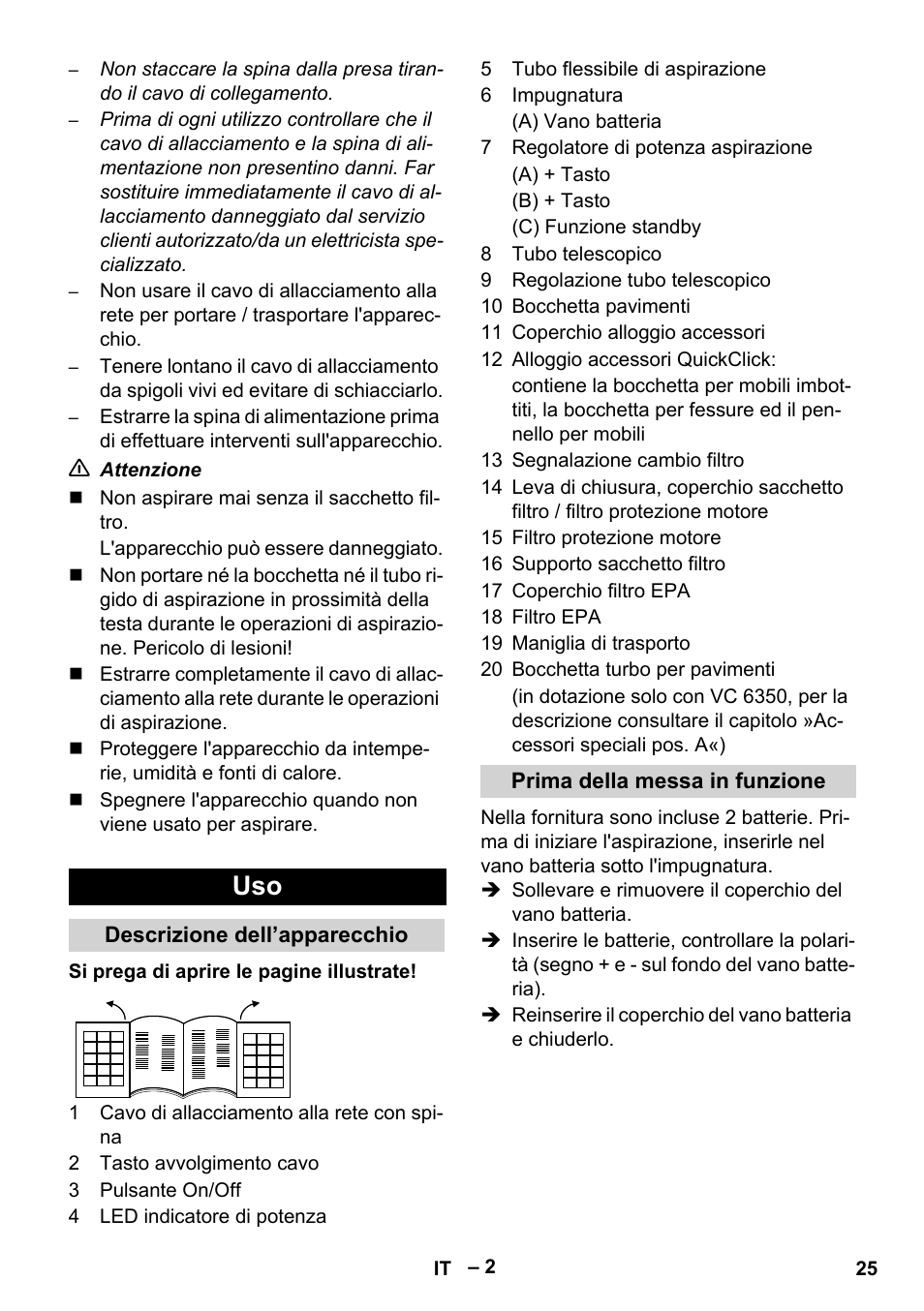 Karcher VC 6300 User Manual | Page 25 / 180