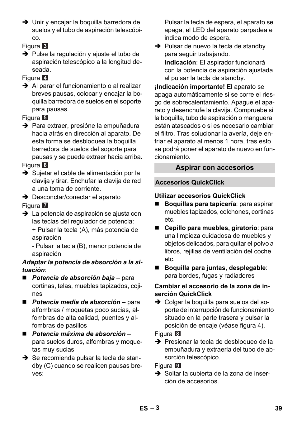 Karcher VC 6300 User Manual | Page 39 / 180