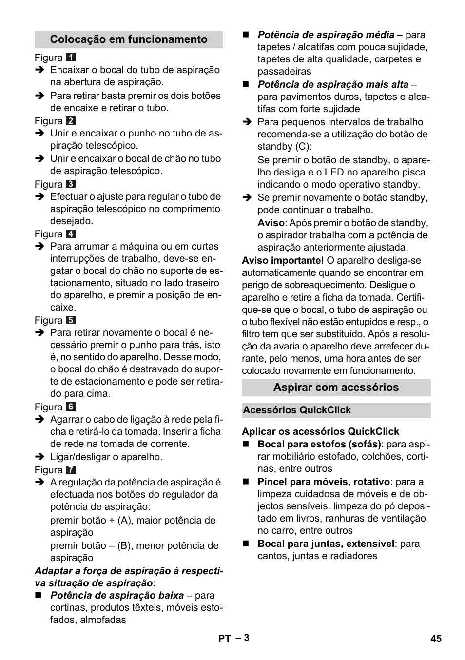Karcher VC 6300 User Manual | Page 45 / 180