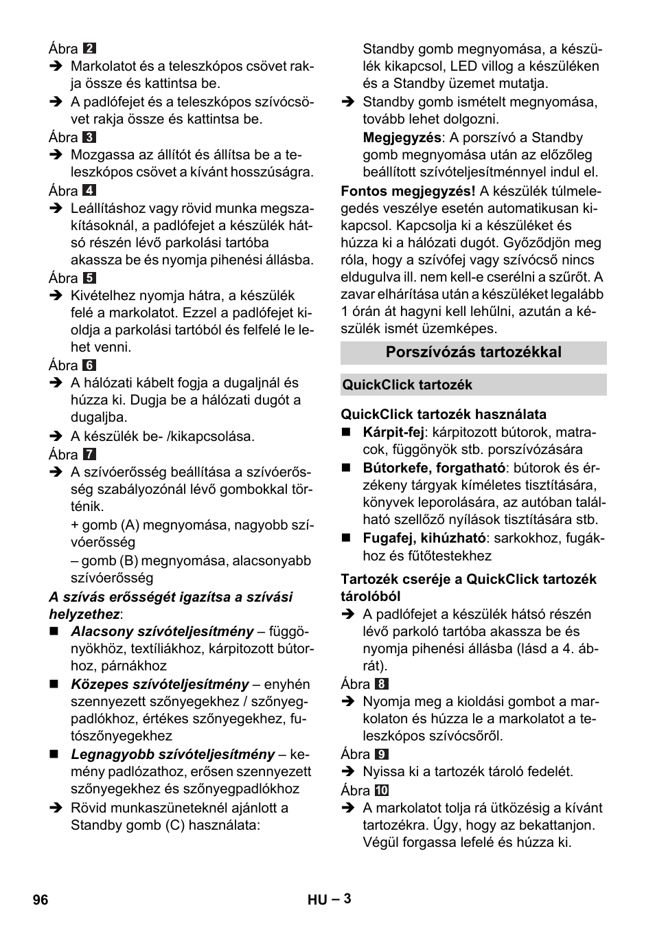 Karcher VC 6300 User Manual | Page 96 / 180
