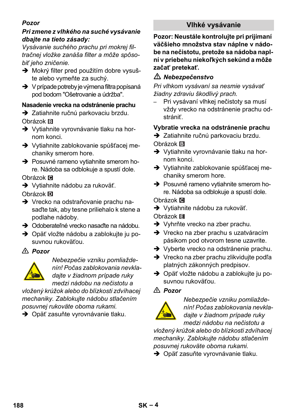 Karcher IVC 60-24-2 Tact M User Manual | Page 188 / 260