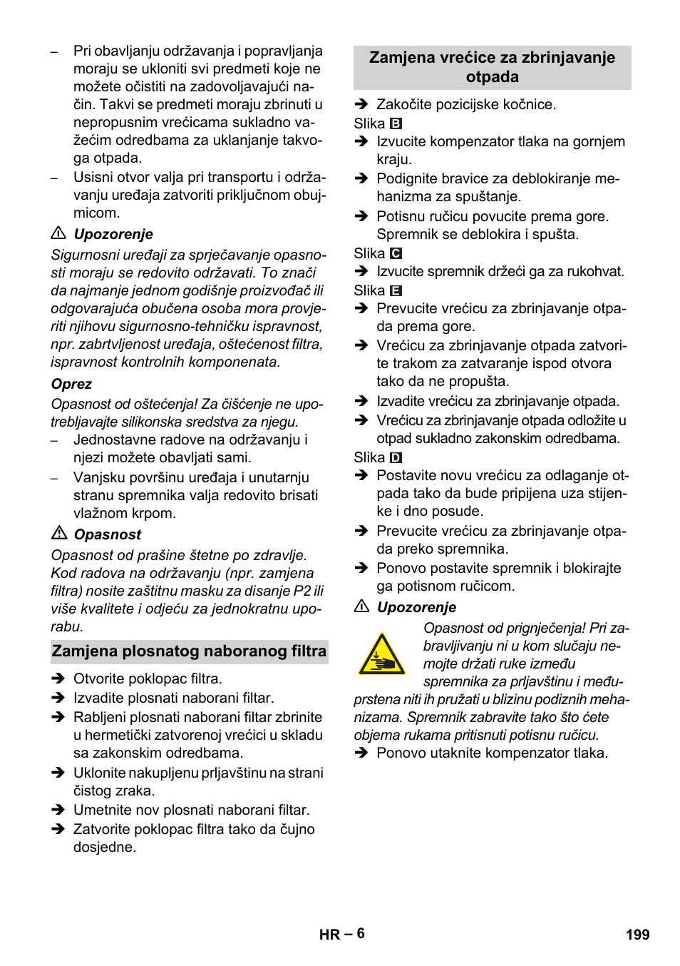 Karcher IVC 60-24-2 Tact M User Manual | Page 199 / 260