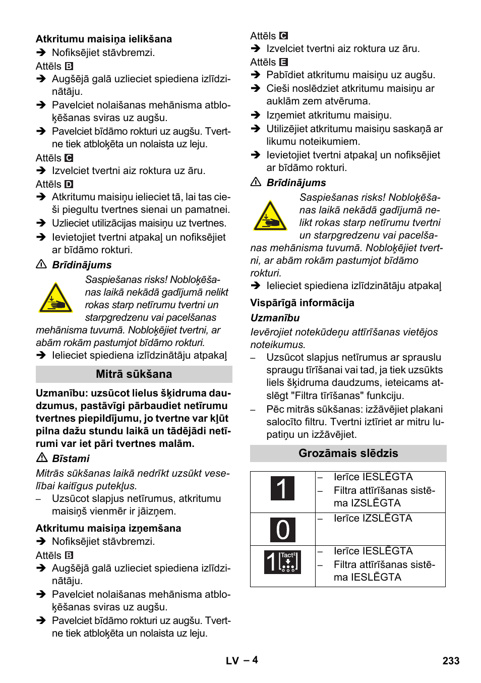 Karcher IVC 60-24-2 Tact M User Manual | Page 233 / 260