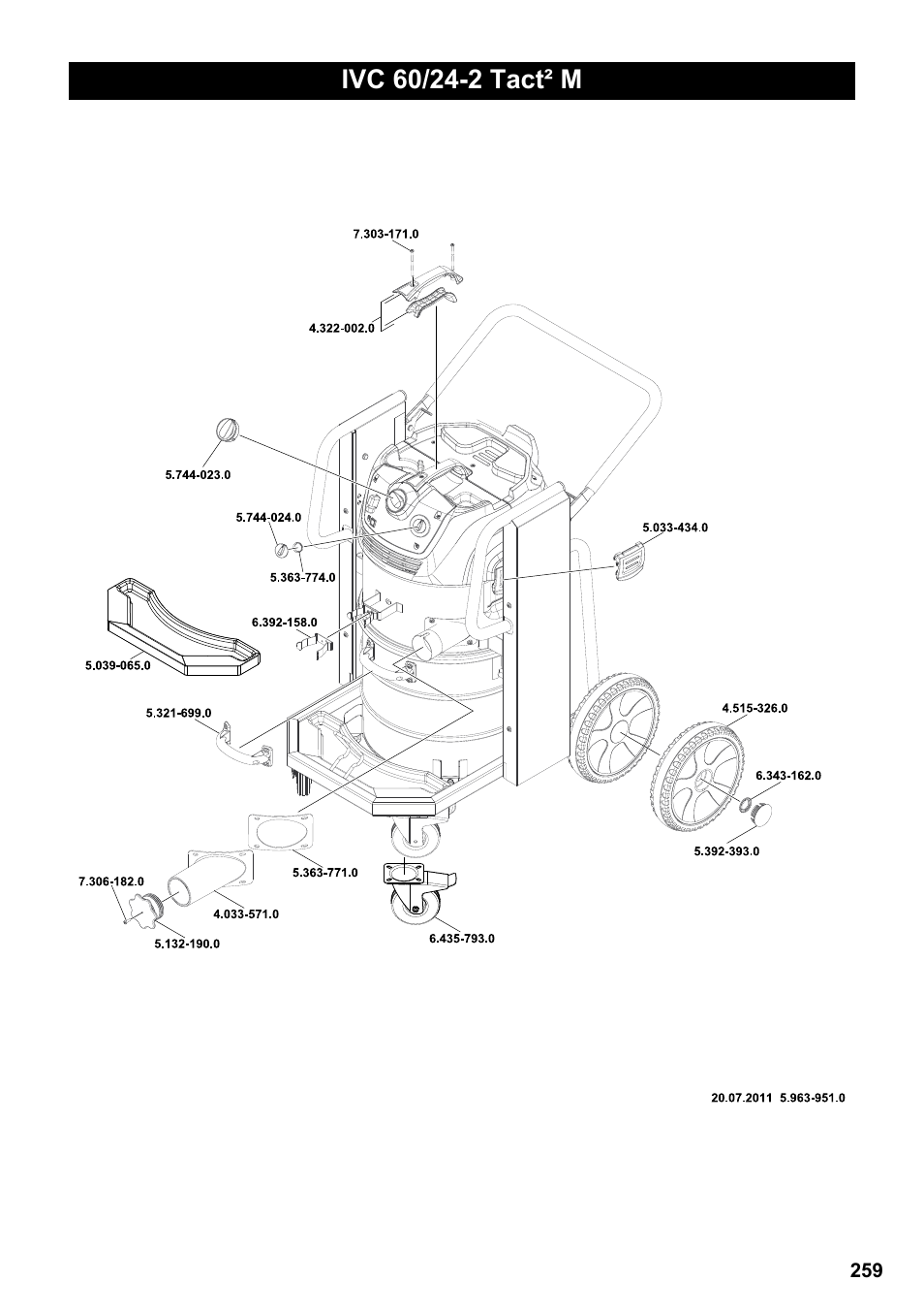 Karcher IVC 60-24-2 Tact M User Manual | Page 259 / 260