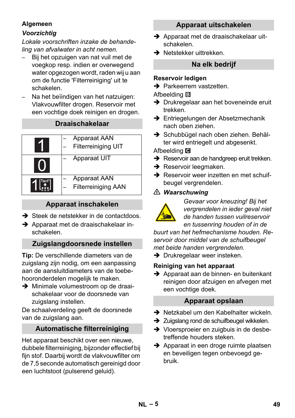 Karcher IVC 60-24-2 Tact M User Manual | Page 49 / 260