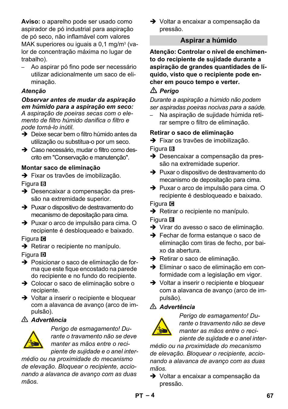 Karcher IVC 60-24-2 Tact M User Manual | Page 67 / 260