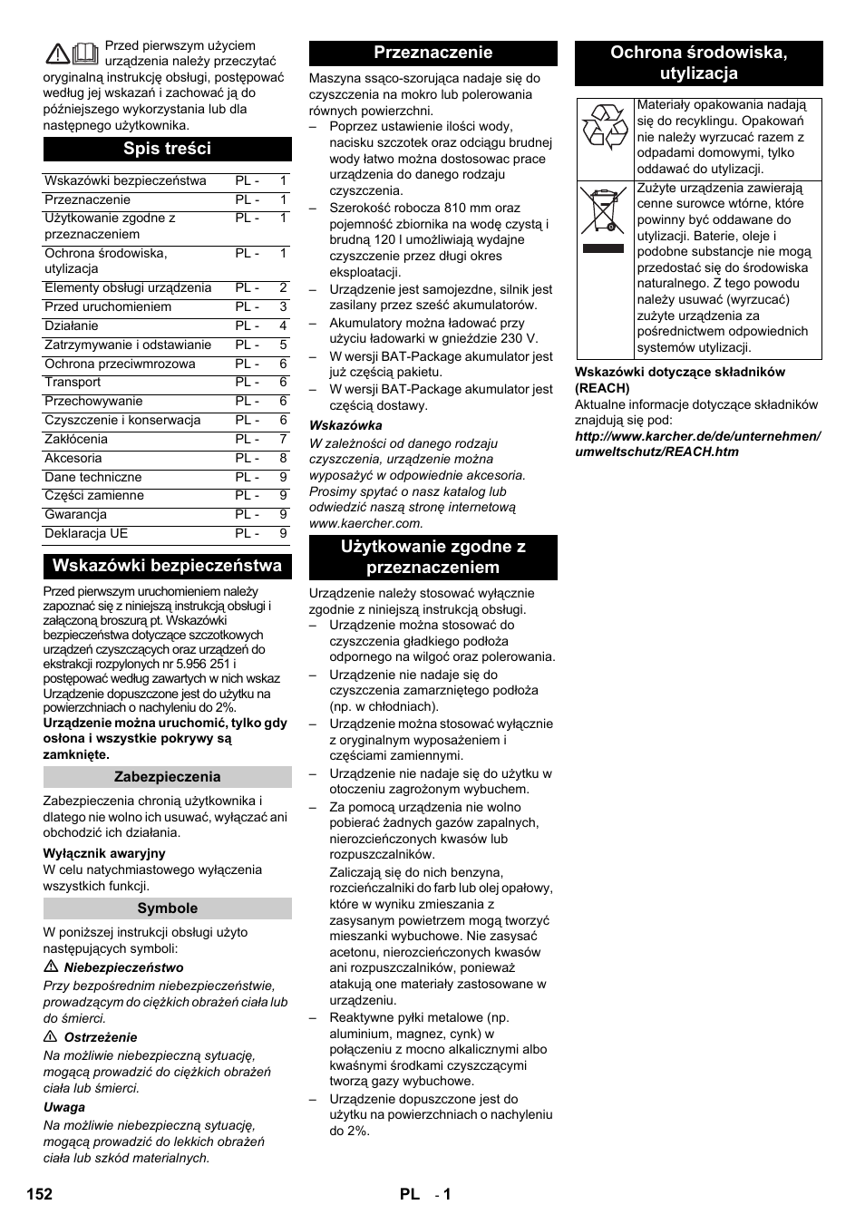 Karcher BD 80-120 W Bp Pack User Manual | Page 152 / 244