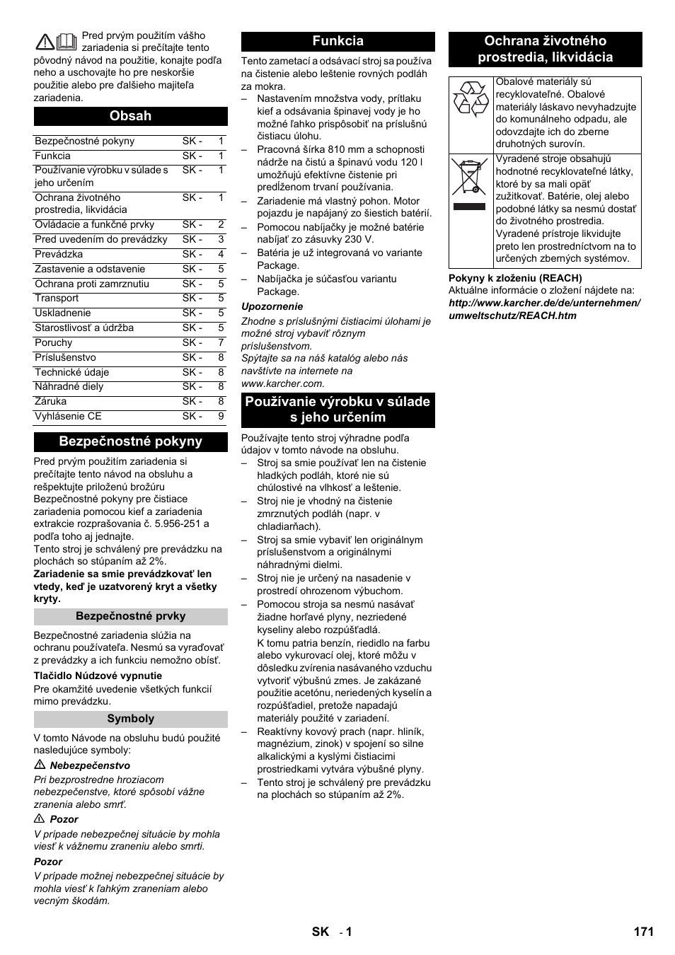 Karcher BD 80-120 W Bp Pack User Manual | Page 171 / 244