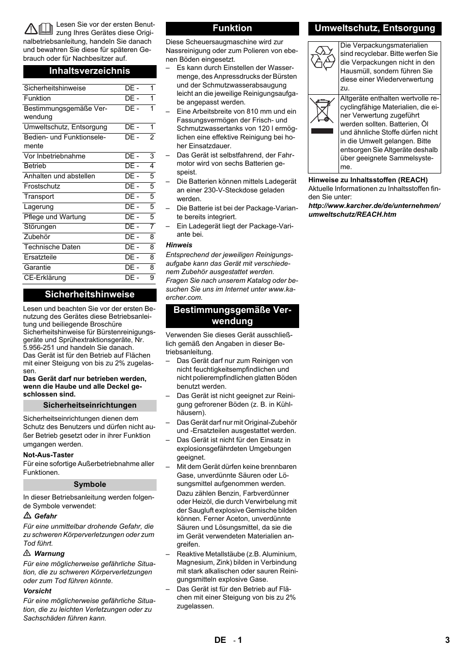 Karcher BD 80-120 W Bp Pack User Manual | Page 3 / 244