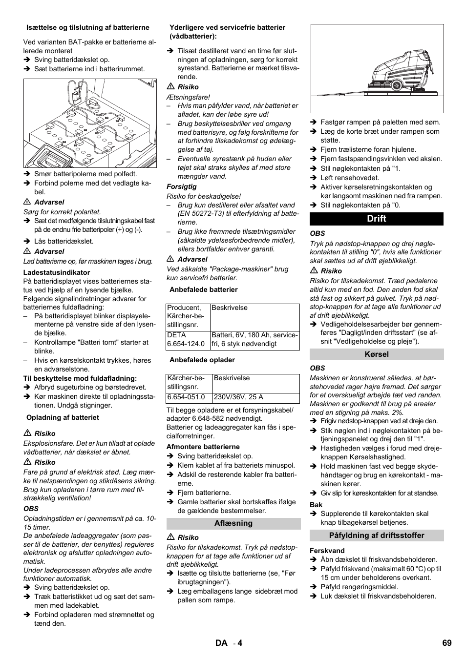 Drift | Karcher BD 80-120 W Bp Pack User Manual | Page 69 / 244