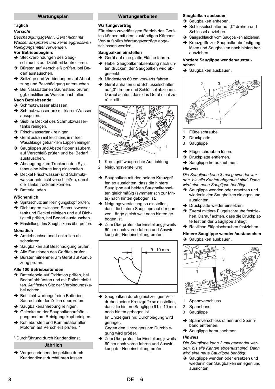 Karcher BD 80-120 W Bp Pack User Manual | Page 8 / 244