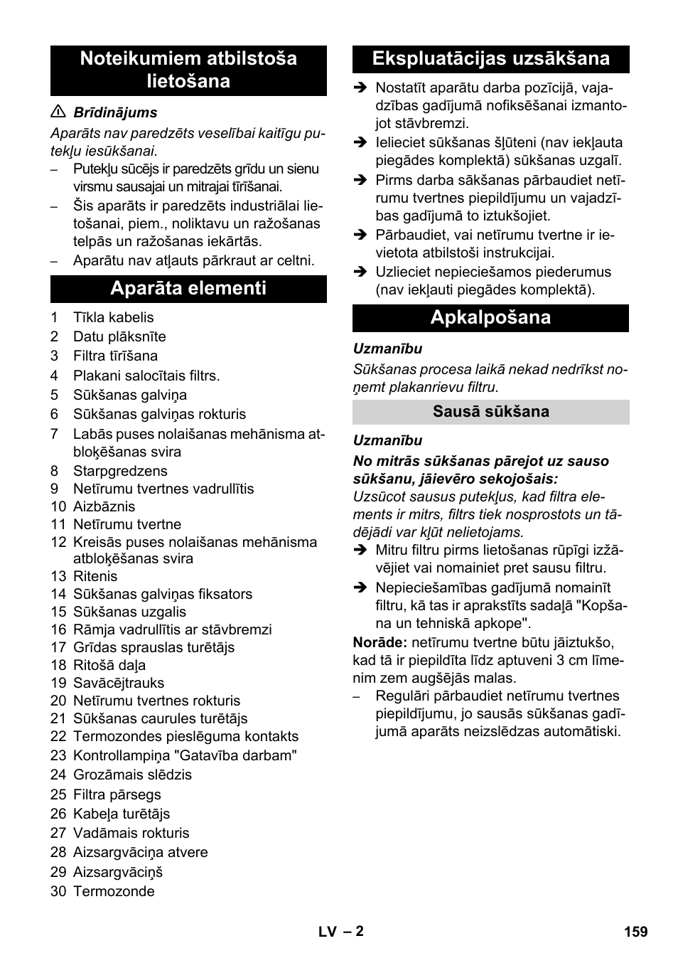 Karcher IVC 60-24-2 Tact User Manual | Page 159 / 180