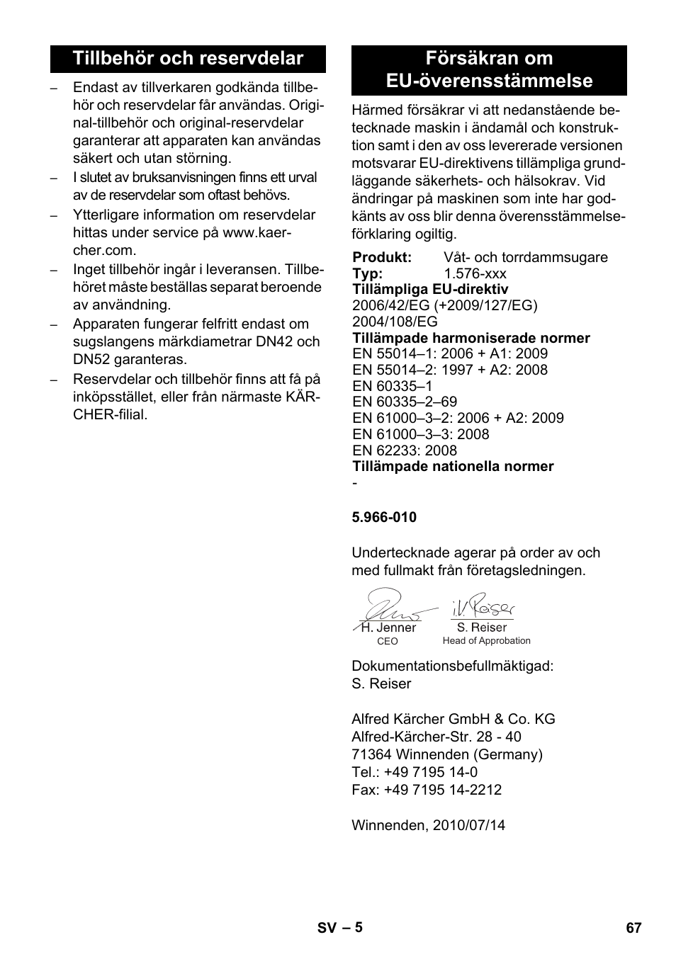 Karcher IVC 60-24-2 Tact User Manual | Page 67 / 180