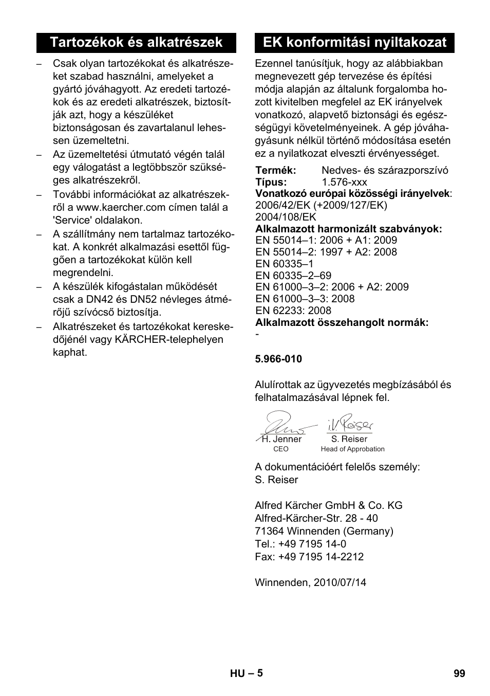 Karcher IVC 60-24-2 Tact User Manual | Page 99 / 180