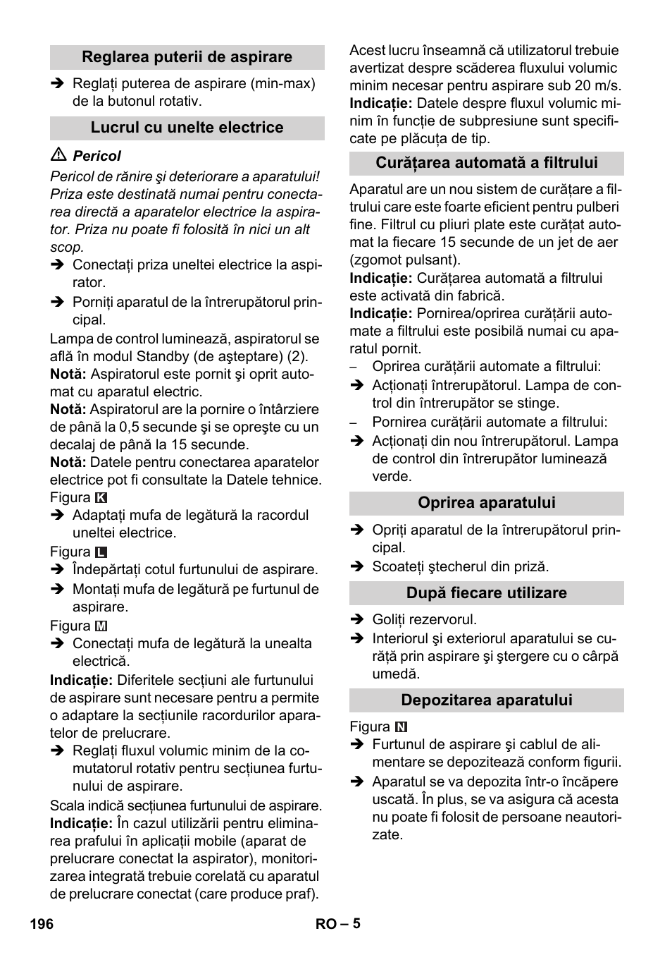 Karcher NT 35-1 Tact Te H User Manual | Page 196 / 292