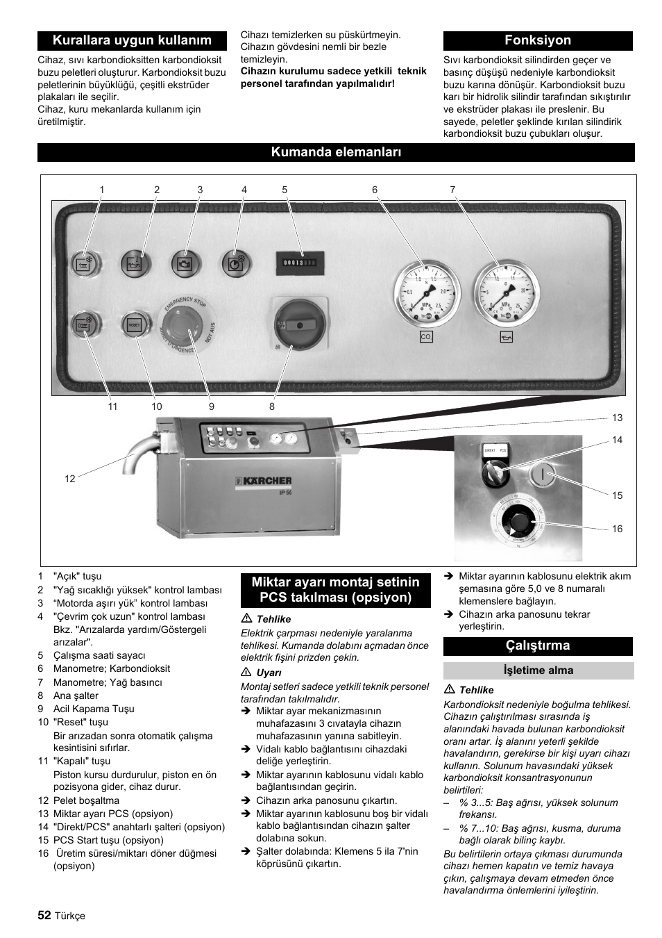 Karcher IP 55 User Manual | Page 52 / 117