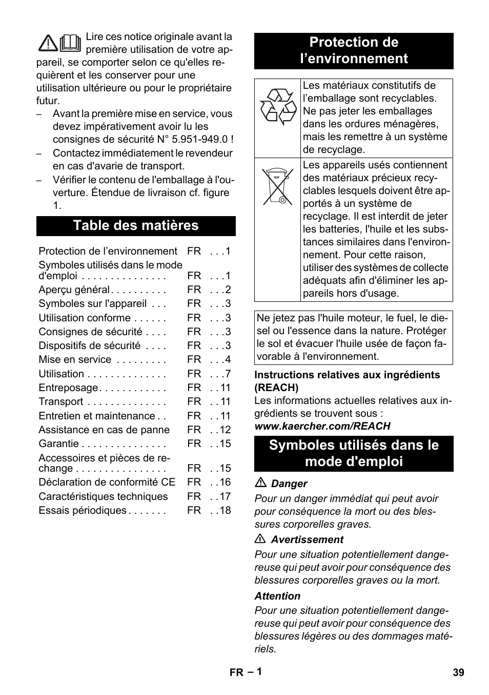 Karcher HDS 13-20-4 SX User Manual | Page 39 / 472