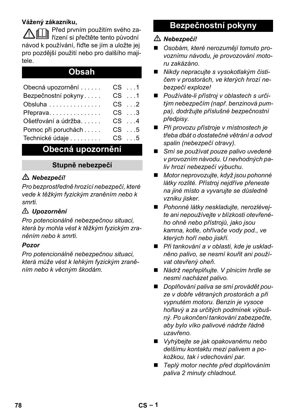 Karcher G 4-10 M User Manual | Page 78 / 137