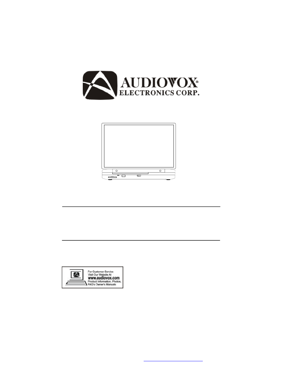 Audiovox D2017 User Manual | 27 pages