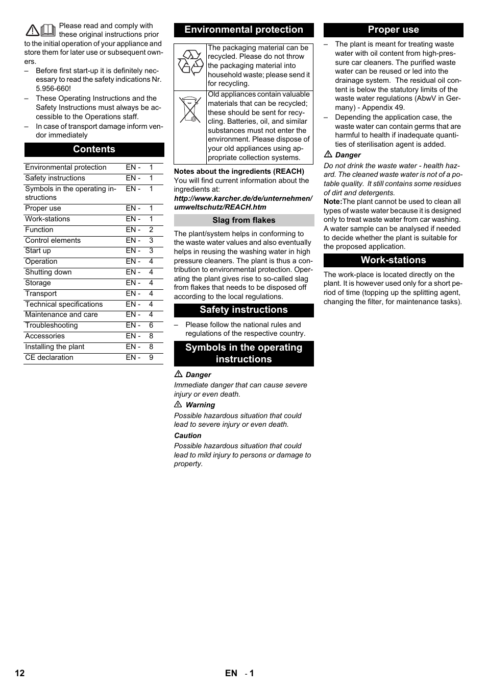 Karcher HDR 777 EU User Manual | Page 12 / 96