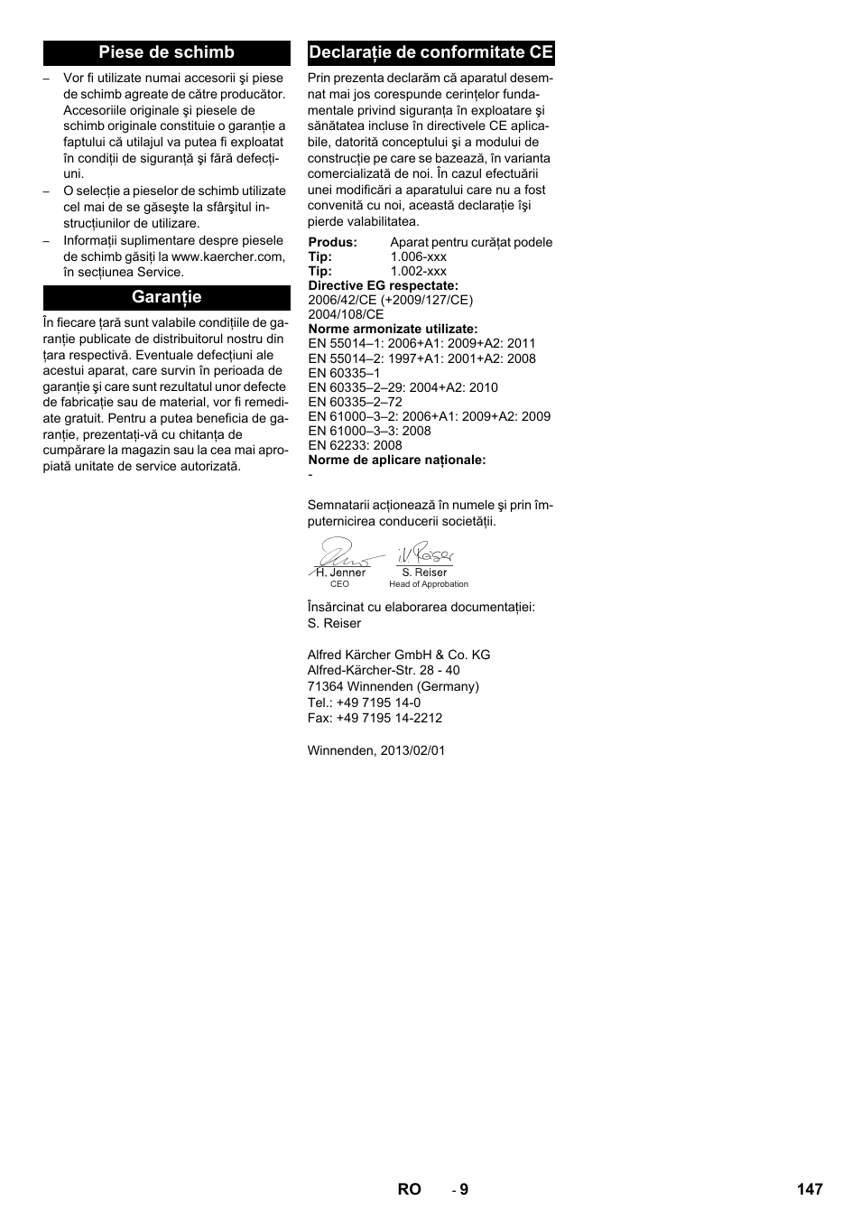 Karcher BDP 50 - 2000 RS Bp Pack User Manual | Page 147 / 236