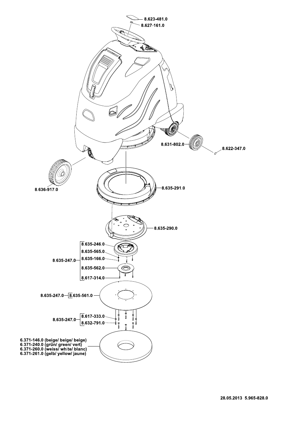 Karcher BDP 50 - 2000 RS Bp Pack User Manual | Page 233 / 236