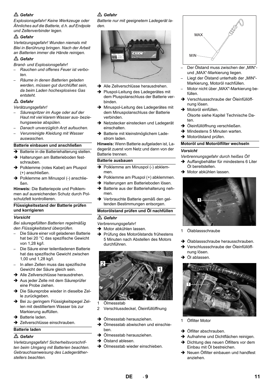 Karcher KM 150-500 LPG User Manual | Page 11 / 457