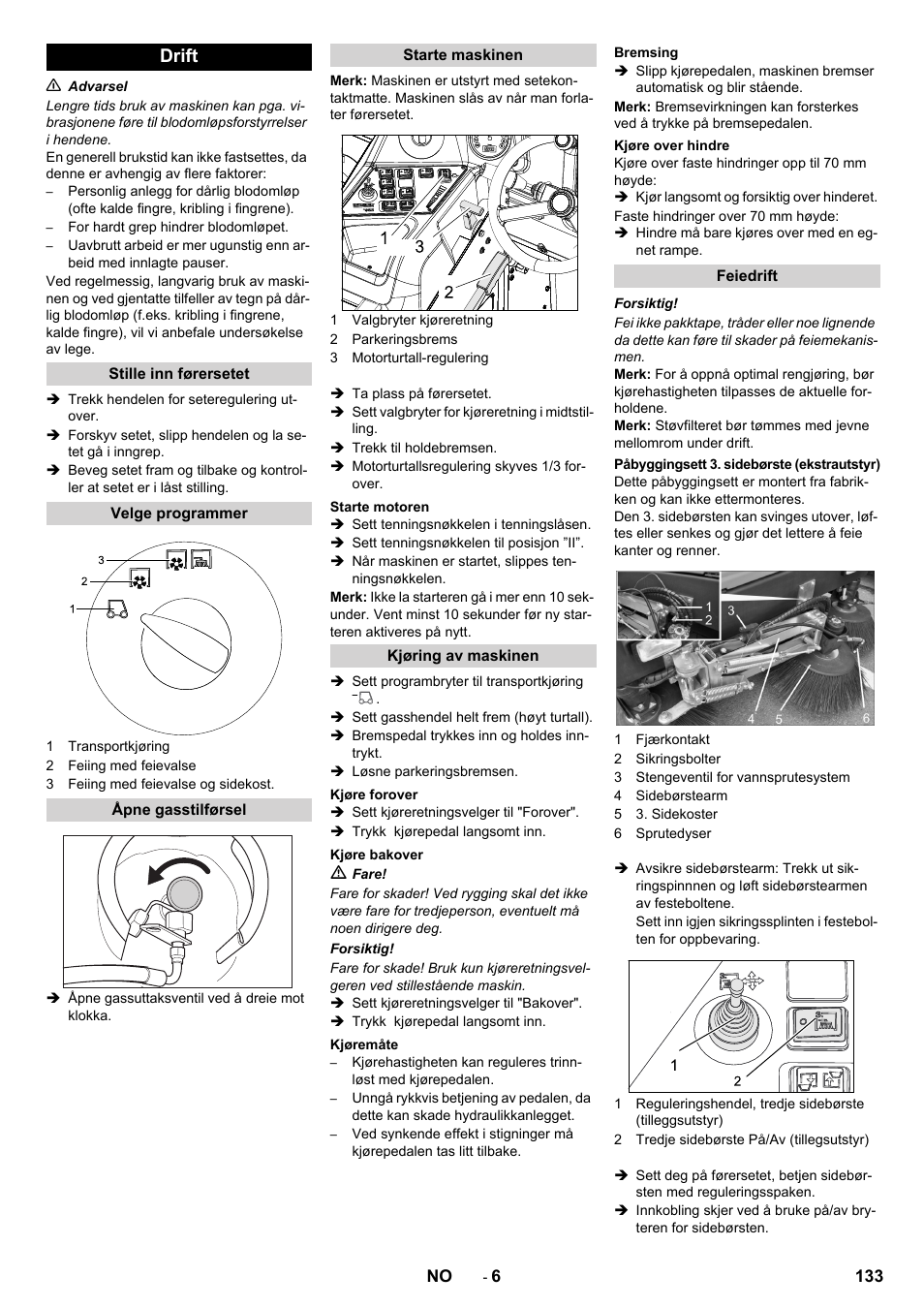 Drift | Karcher KM 150-500 LPG User Manual | Page 133 / 457