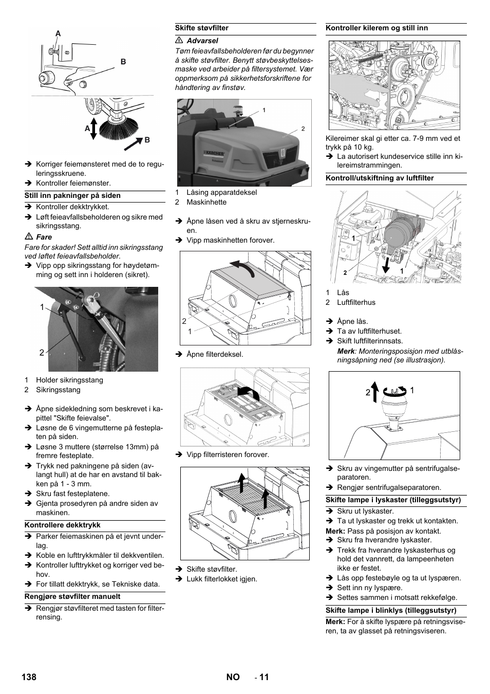 Karcher KM 150-500 LPG User Manual | Page 138 / 457