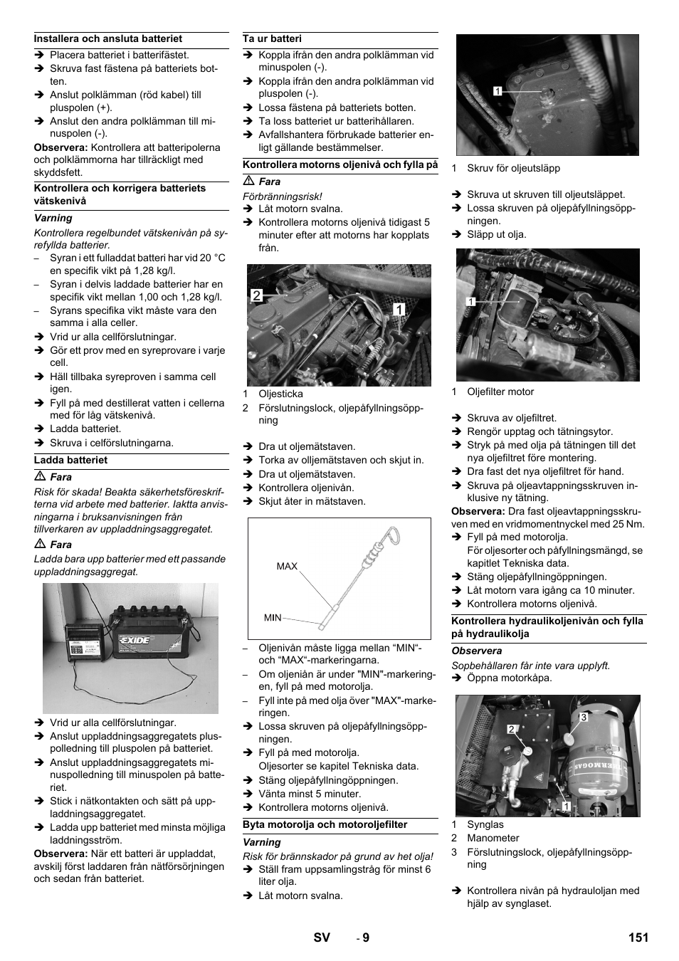 Karcher KM 150-500 LPG User Manual | Page 151 / 457