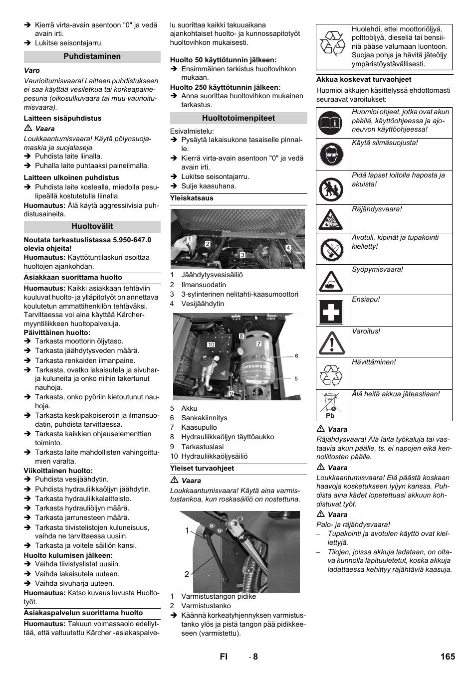 Karcher KM 150-500 LPG User Manual | Page 165 / 457